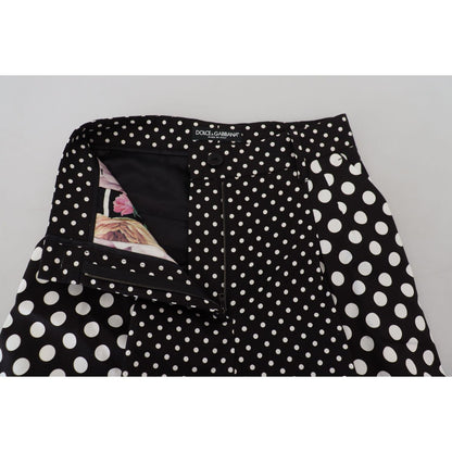 Dolce & Gabbana Multicolor Polka Dots High Waist Pants
