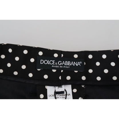 Dolce & Gabbana Multicolor Polka Dots High Waist Pants