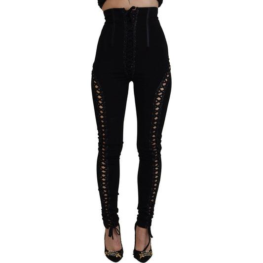 Elegant High Waist Slim-Fit Pants