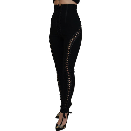 Elegant High Waist Slim-Fit Pants