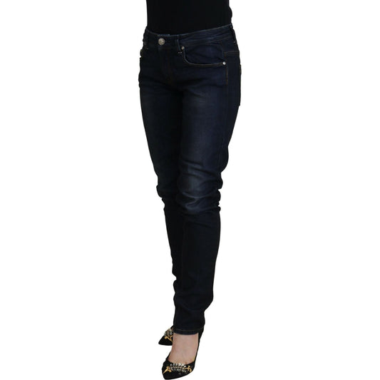 Chic Low Waist Denim Skinny Jeans