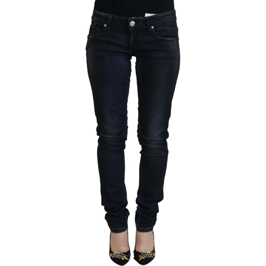 Chic Low Waist Skinny Denim Pants