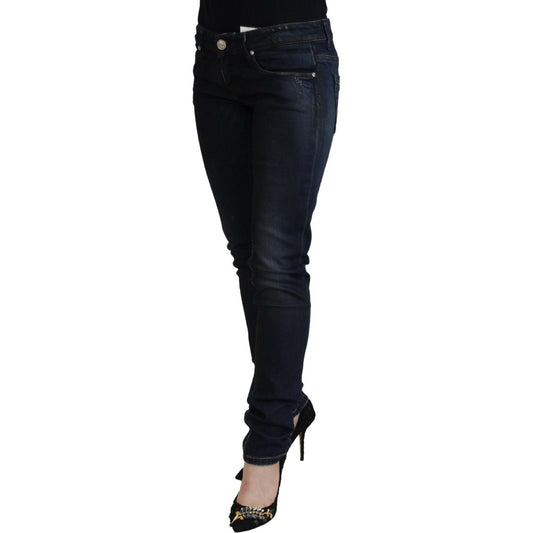 Chic Low Waist Skinny Denim Pants