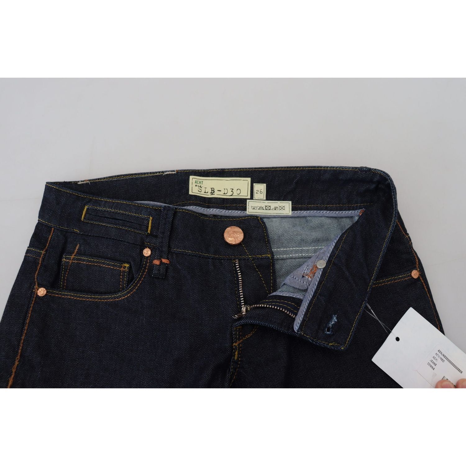 时尚低腰紧身牛仔裤