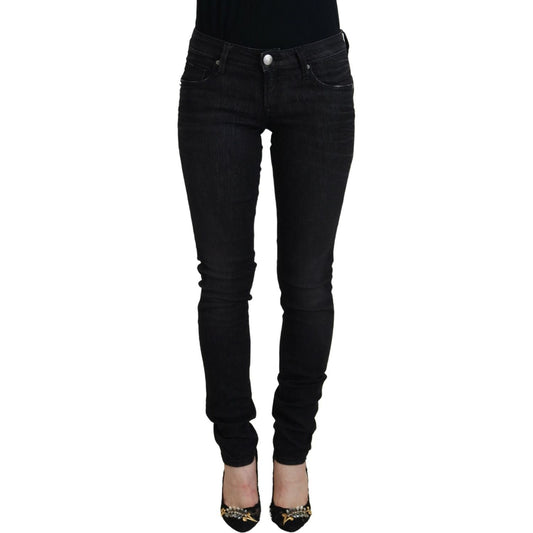 Chic Low Waist Designer Skinny Jeans