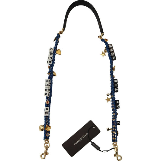 Dolce & Gabbana Multicolor Embellished Bag Shoulder Strap