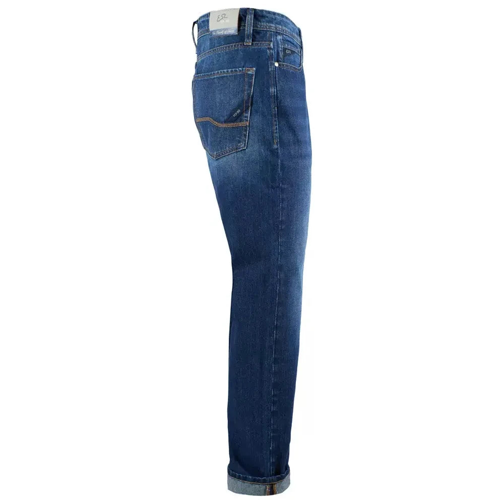 Yes Zee Chic Regular Fit Blue Cotton Jeans for Men Yes Zee