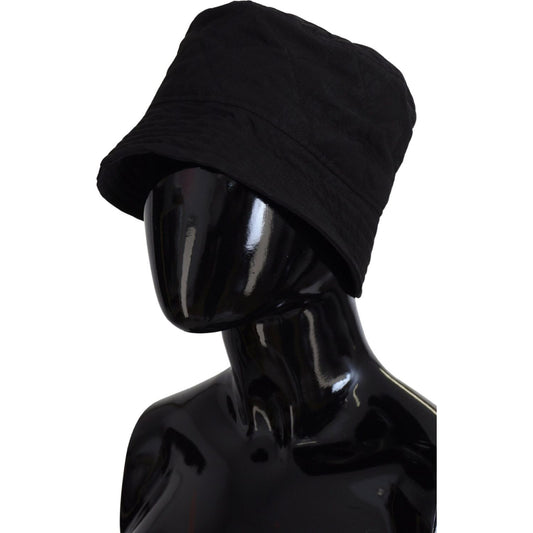 Elegant Black Bucket Cap