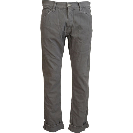 Sleek Regular Denim Gray Jeans