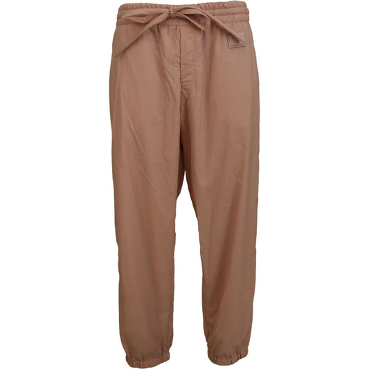 Elegant Peach Casual Sweatpants