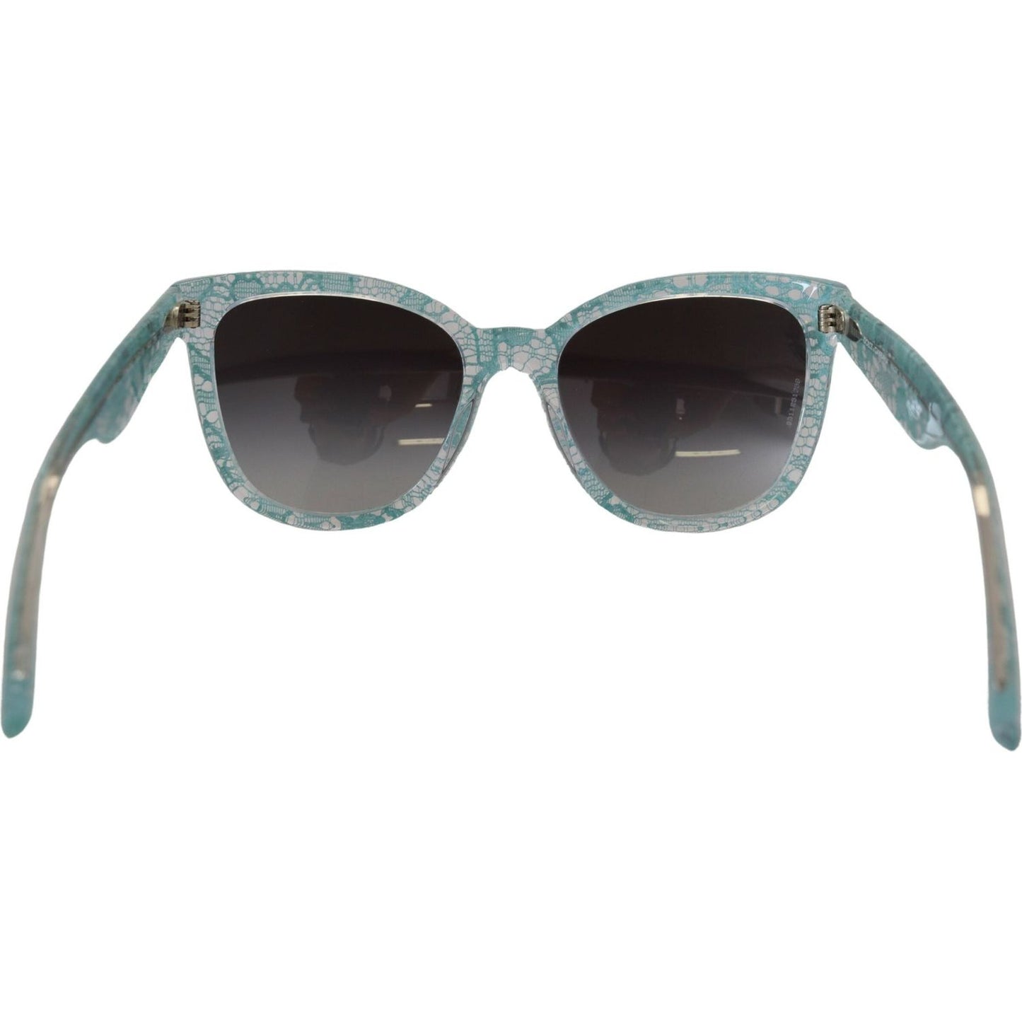 Dolce & Gabbana Blue DG4190 Lace Crystal Acetate Butterfly Sunglasses