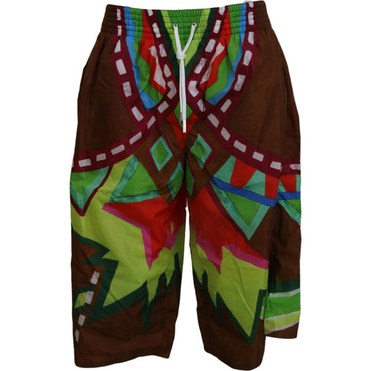 Exclusive Multicolor Printed Swim Shorts