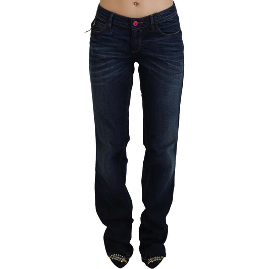 Chic Low Waist Straight Leg Denim