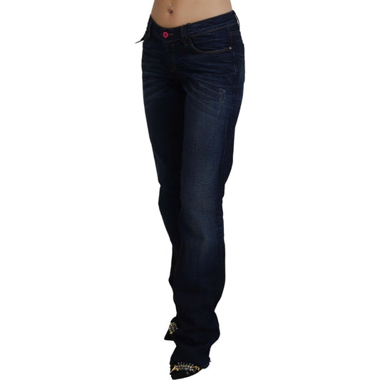 Chic Low Waist Straight Leg Denim