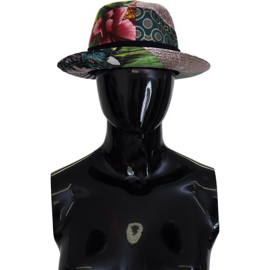 Eclectic Chic Multicolor Fedora Cap