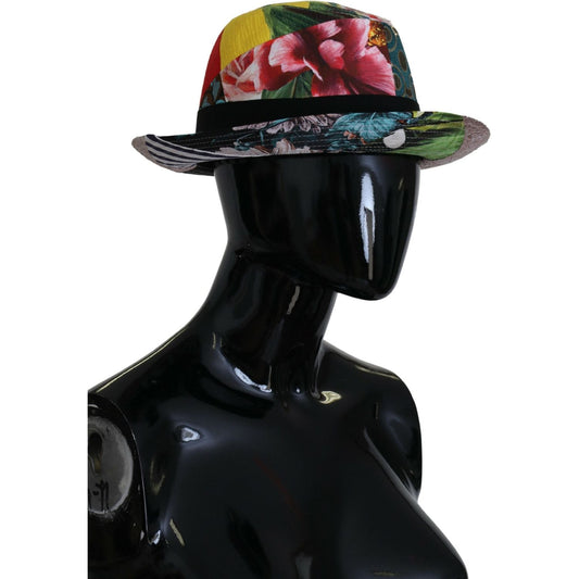 Eclectic Chic Multicolor Fedora Cap