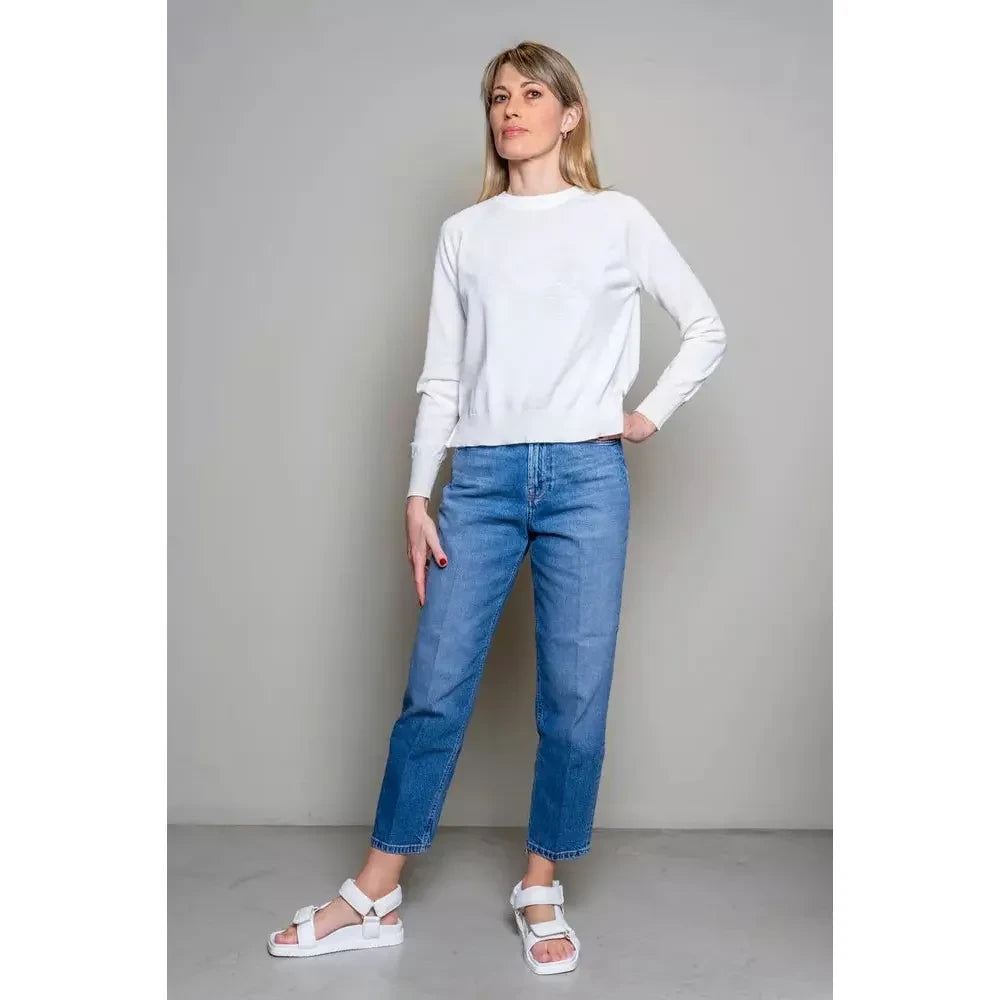 Elevated Blue High-Waist Denim for Women