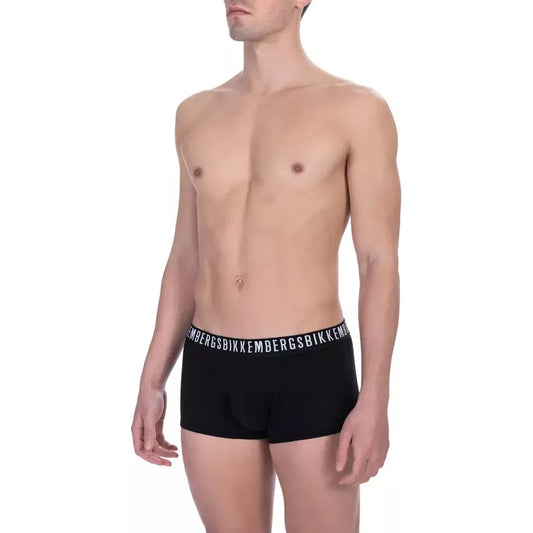 Sleek Bikkembergs Trunk Duo in Classic Black