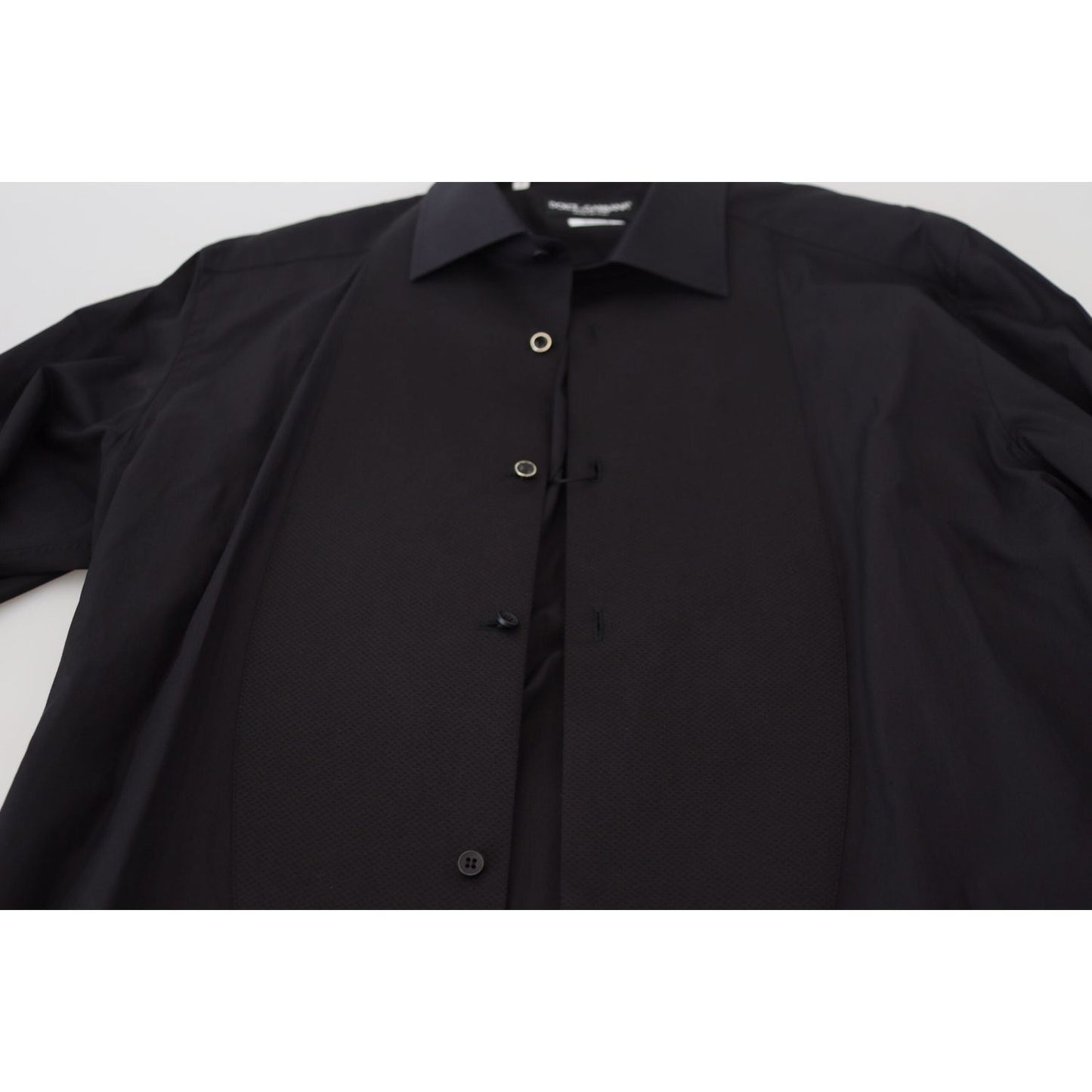 Dolce & Gabbana Elegant Black Formal Long Sleeve Shirt Dolce & Gabbana