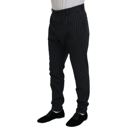 Elegant Striped Chino Dress Pants