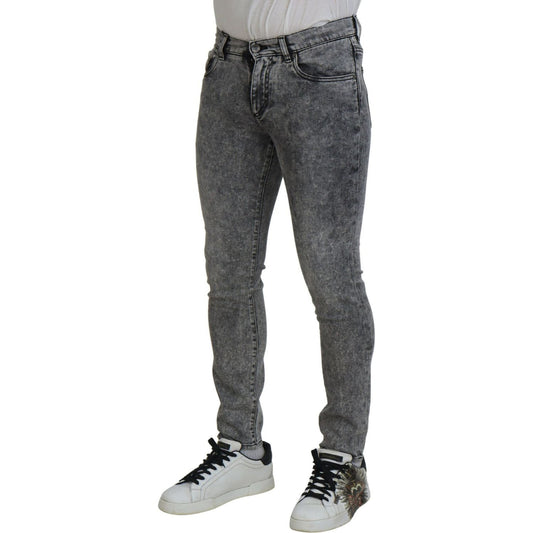 Elegant Grey Skinny Jeans