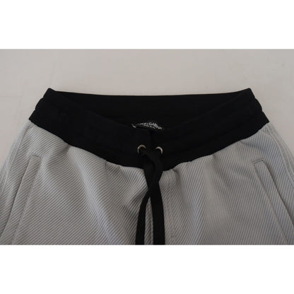 Dolce & Gabbana Gray Polyester Sweatpants Jogger Pants