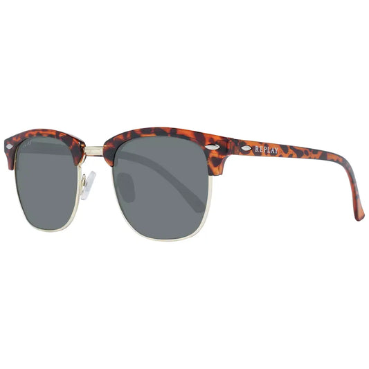 Brown Unisex Sunglasses