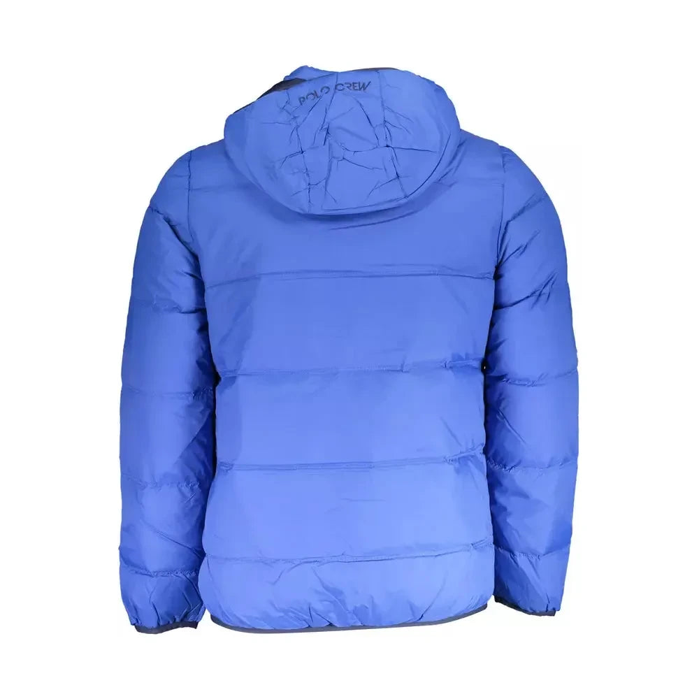 Elite Blue Jacket with Detachable Hood