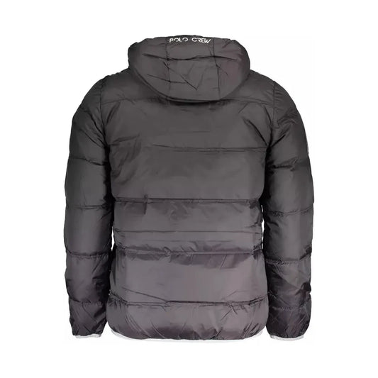 Sleek Polyamide Jacket with Detachable Hood