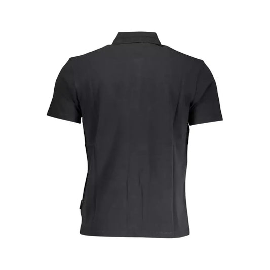 Sleek Short-Sleeved Cotton Polo Shirt