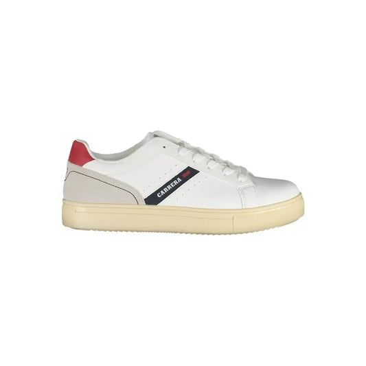 Carrera Sleek White Lace-Up Sports Sneakers Carrera