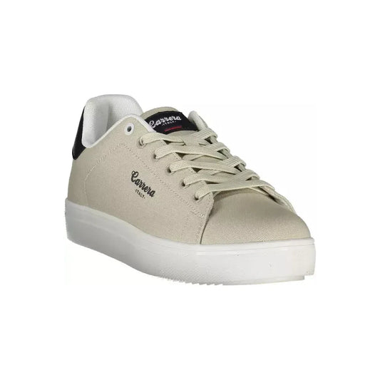 Sleek Beige Sneaker with Contrasting Accents