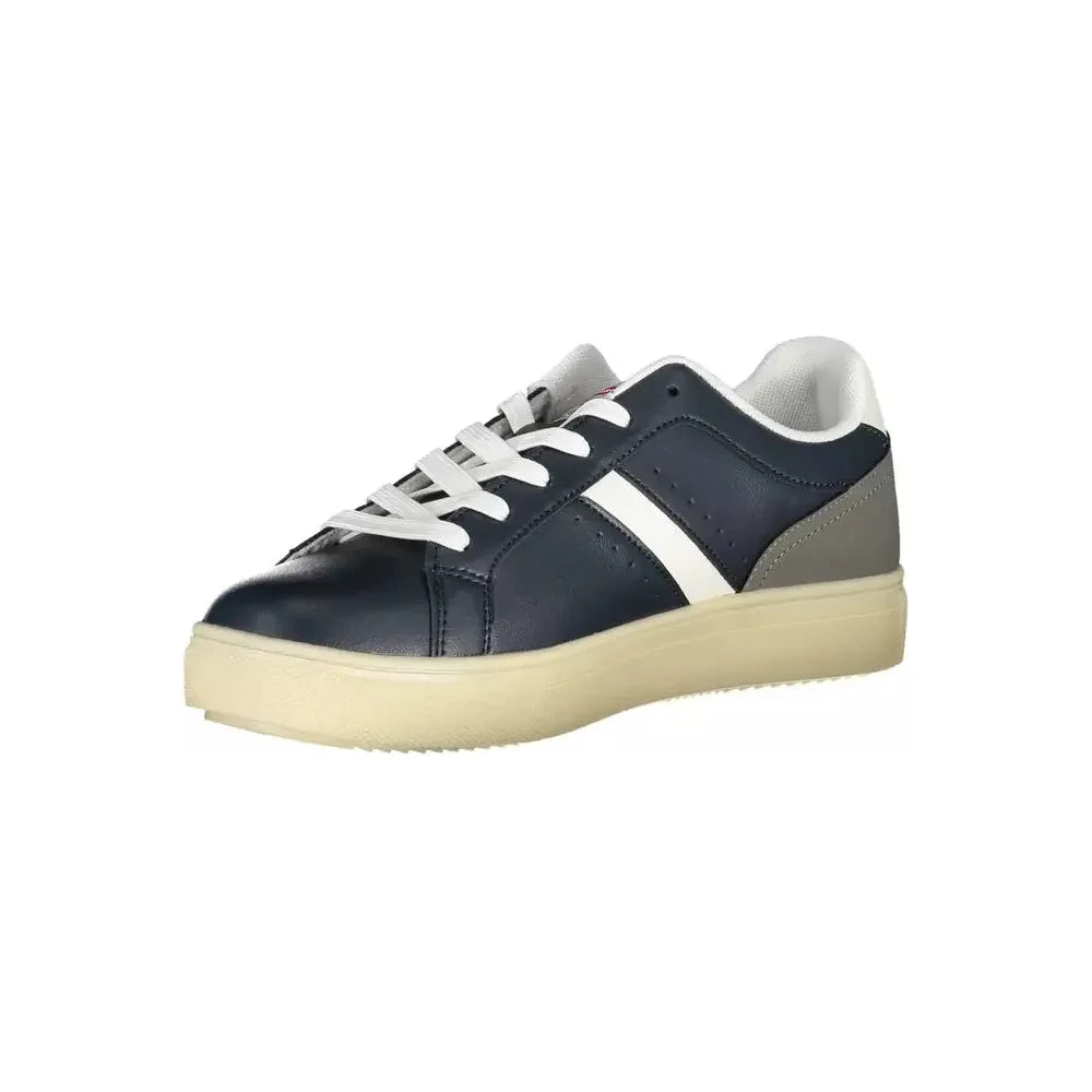 Blue Carrera Sports Sneakers with Contrasting Accents