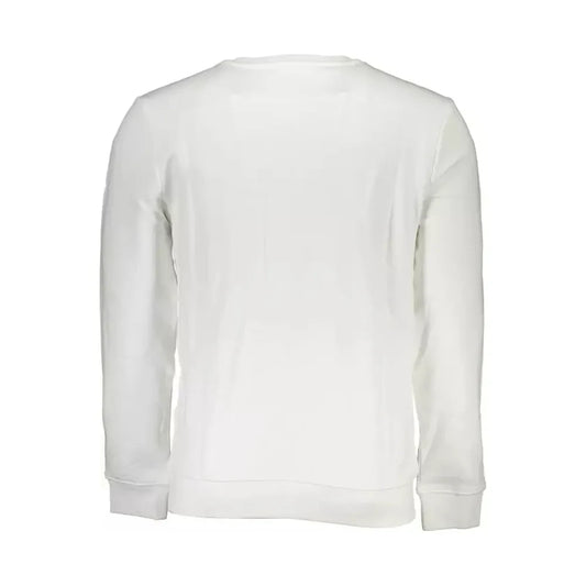 Sleek White Crewneck Sweatshirt