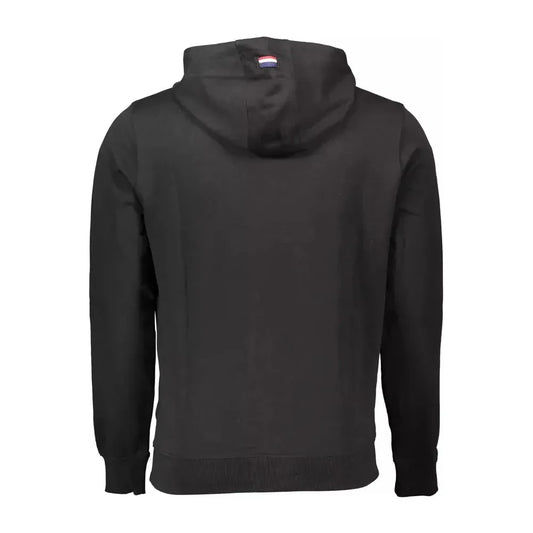 Classic Hooded Cotton Sweatshirt in Black