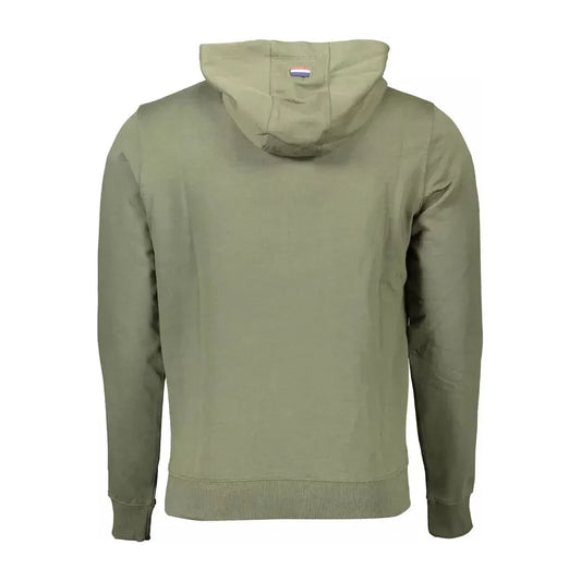 Elegant Green Hooded Sweatshirt With Logo U.S. POLO ASSN.