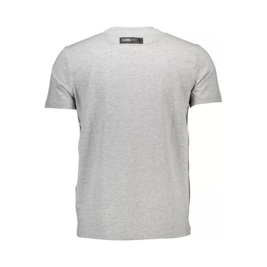 Sleek Gray Fitness Essential Tee Plein Sport