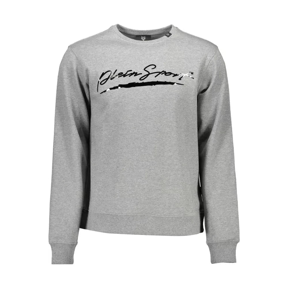 Athletic Grey Logo Print Sweatshirt