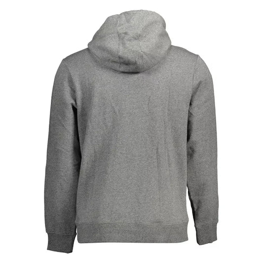 Organic Cotton Blend Hoodie With Logo Print