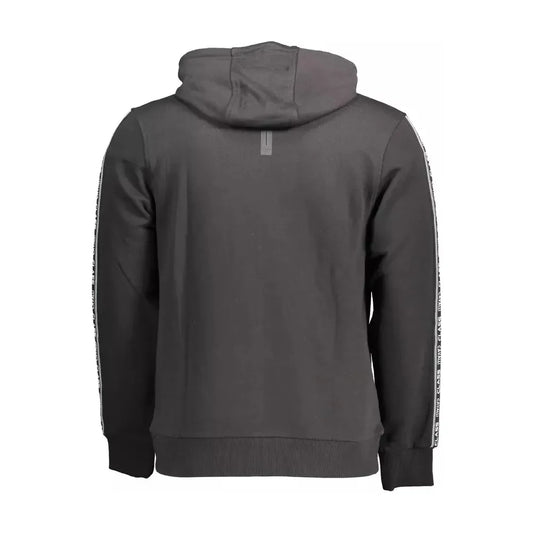 Elegant Hooded Sweatshirt with Contrasting Details