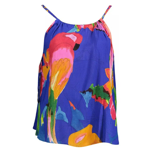 Vibrant Printed Viscose Tank Top