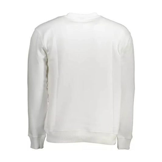 North Sails Elegant White Cotton Sweater for Men North Sails