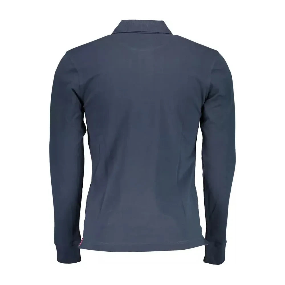 Chic Slim Fit Long-Sleeved Polo Shirt