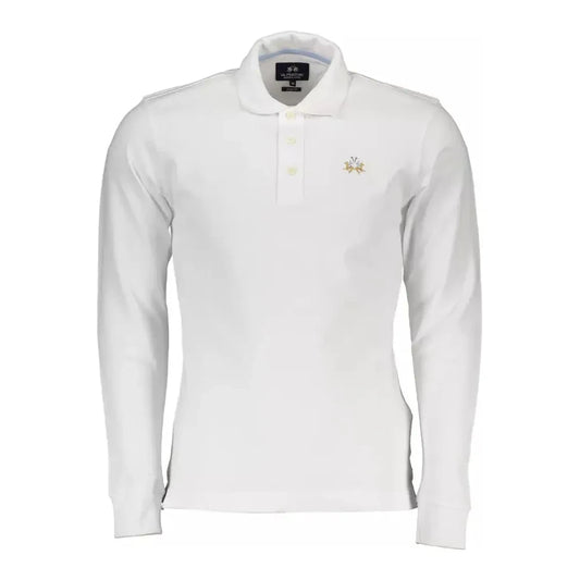 Elegant Slim Fit Long-Sleeved Polo Shirt