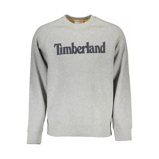 Eco-Conscious Gray Crewneck Sweater Timberland