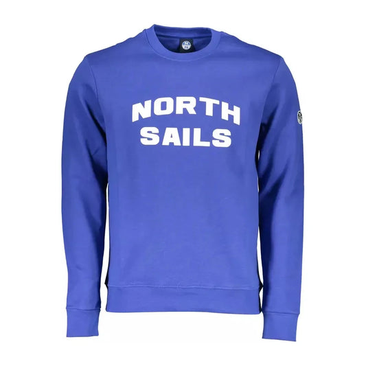 Chic Blue Round Neck Pullover Sweater North Sails