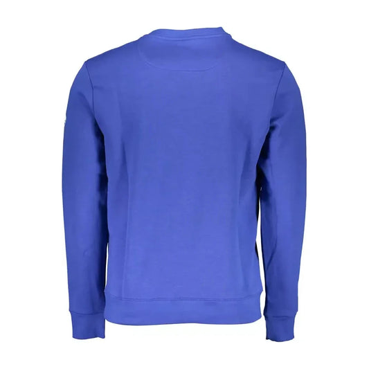 Ocean-Inspired Casual Blue Sweatshirt