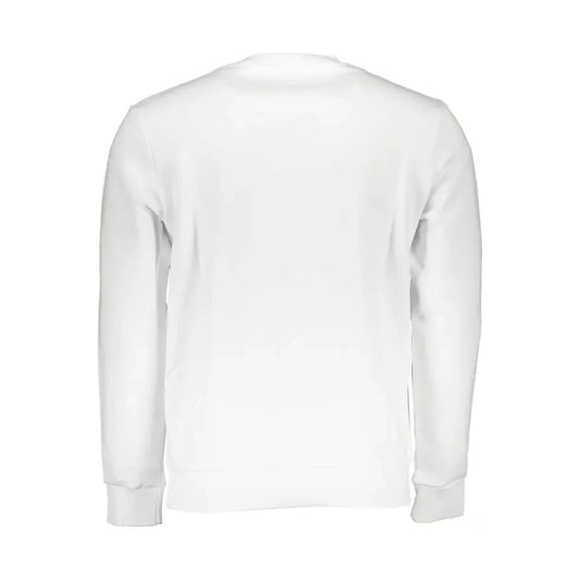 Elegant White Sweater with Timeless Print North Sails