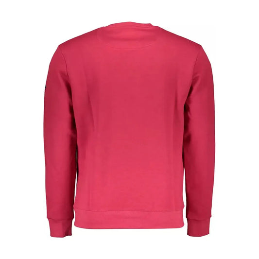 Pink Round Neck Logo Sweatshirt