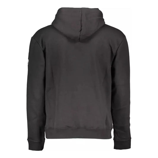 Sleek Black Hooded Sweatshirt With Print North Sails